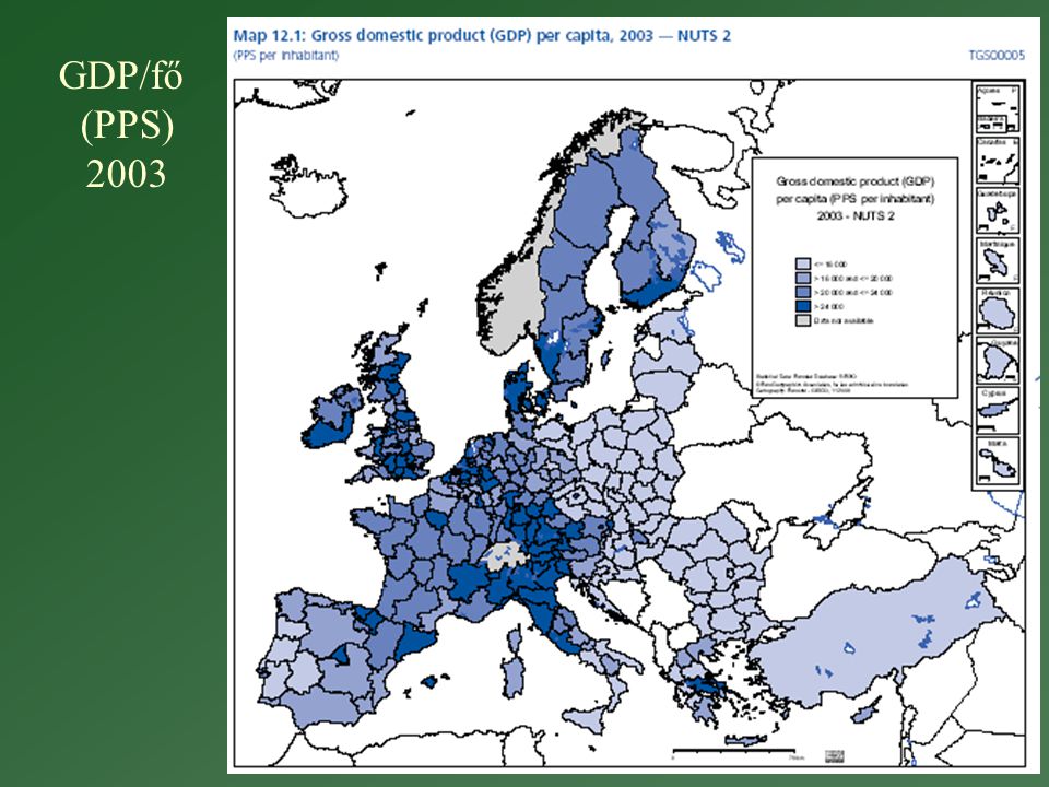 GDP/fő (PPS) 2003