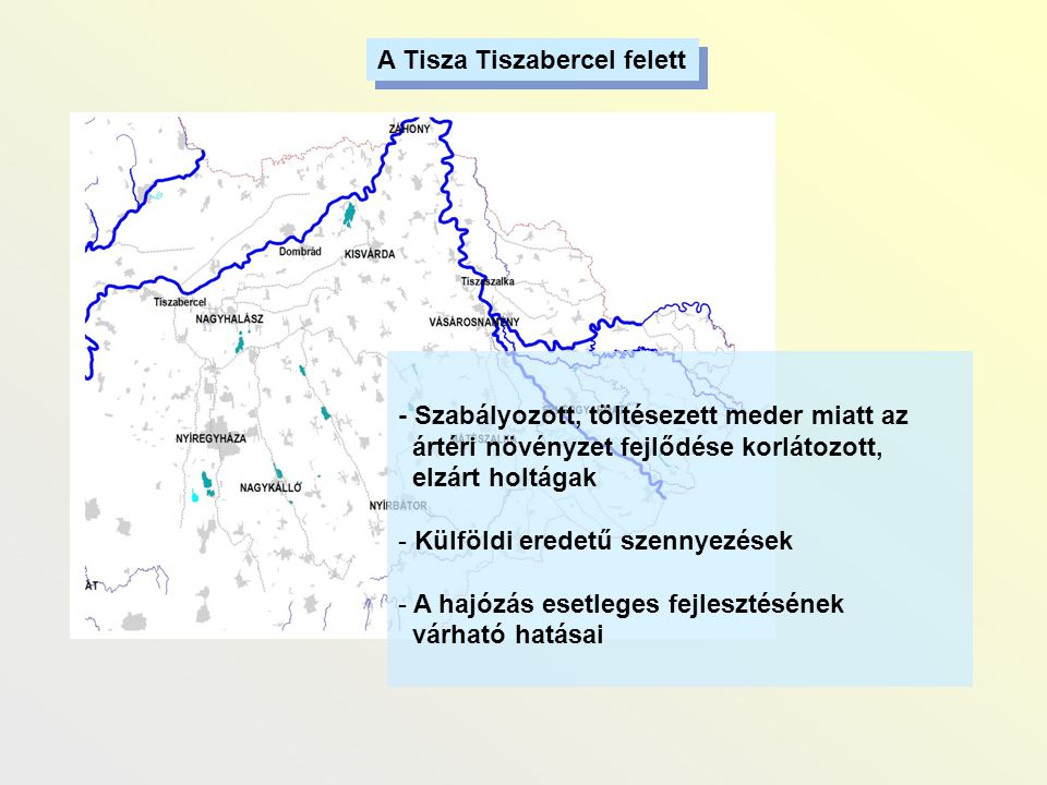 A Tisza Tiszabercel felett