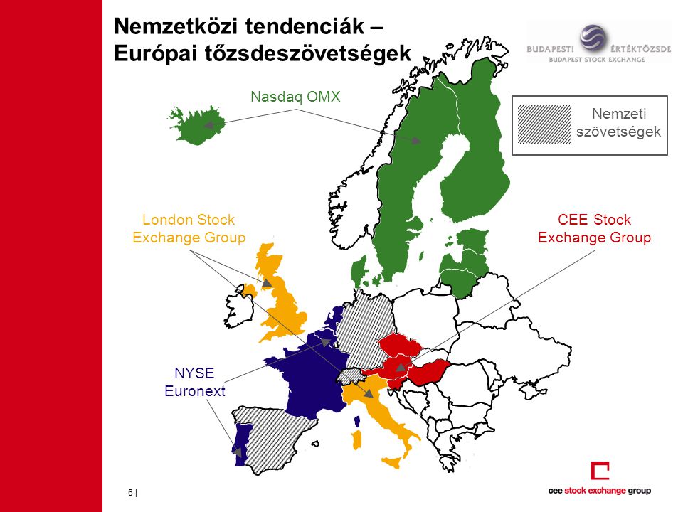 Nemzetközi tendenciák – Európai tőzsdeszövetségek