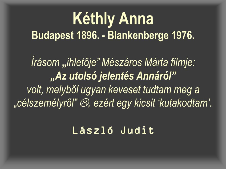 Kéthly Anna Budapest Blankenberge 1976