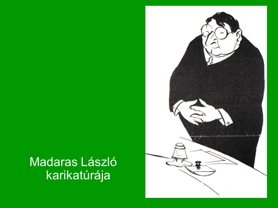 Madaras László karikatúrája