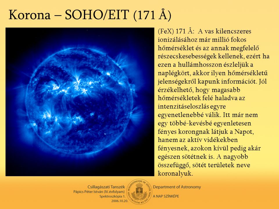 Korona – SOHO/EIT (171 Å)
