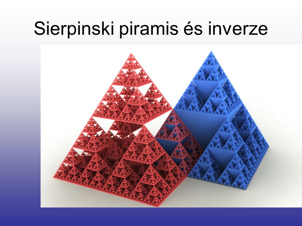 Sierpinski piramis és inverze