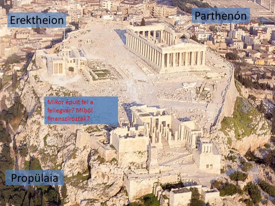 Parthenón Erektheion Propülaia