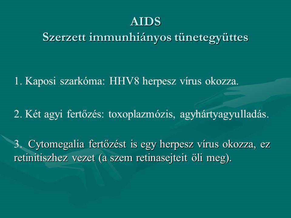 AIDS Szerzett immunhiányos tünetegyüttes