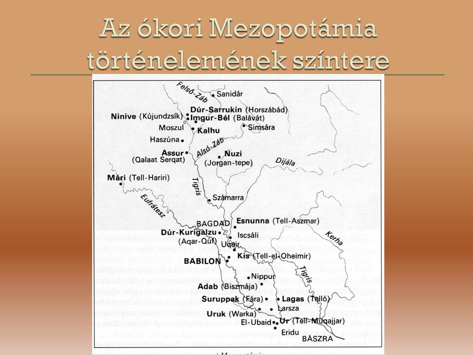 Az ókori Mezopotámia történelemének színtere