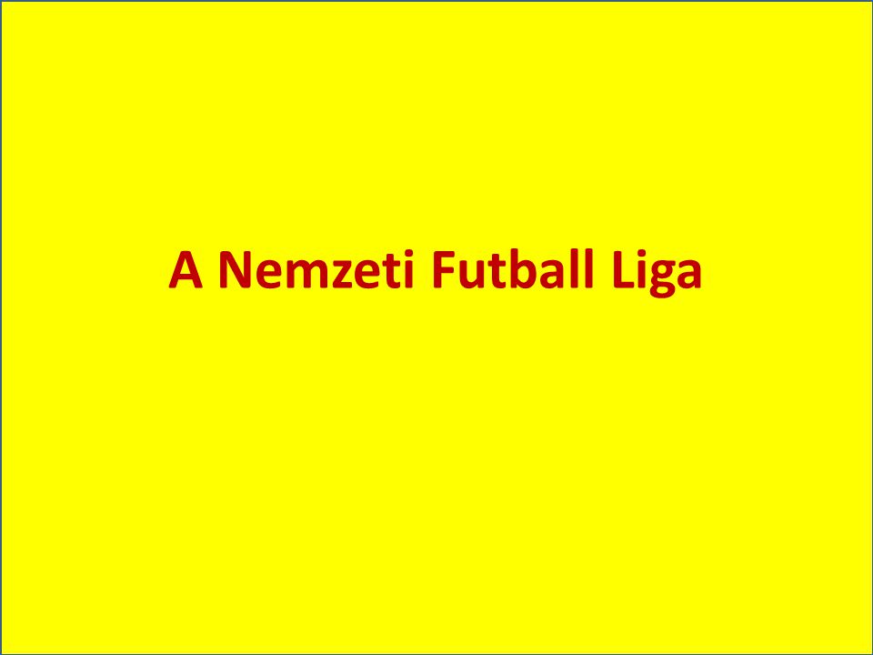 A Nemzeti Futball Liga