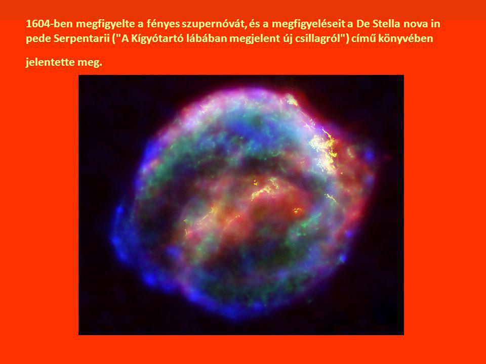 1604-ben megfigyelte a fényes szupernóvát, és a megfigyeléseit a De Stella nova in pede Serpentarii ( A Kígyótartó lábában megjelent új csillagról ) című könyvében jelentette meg.