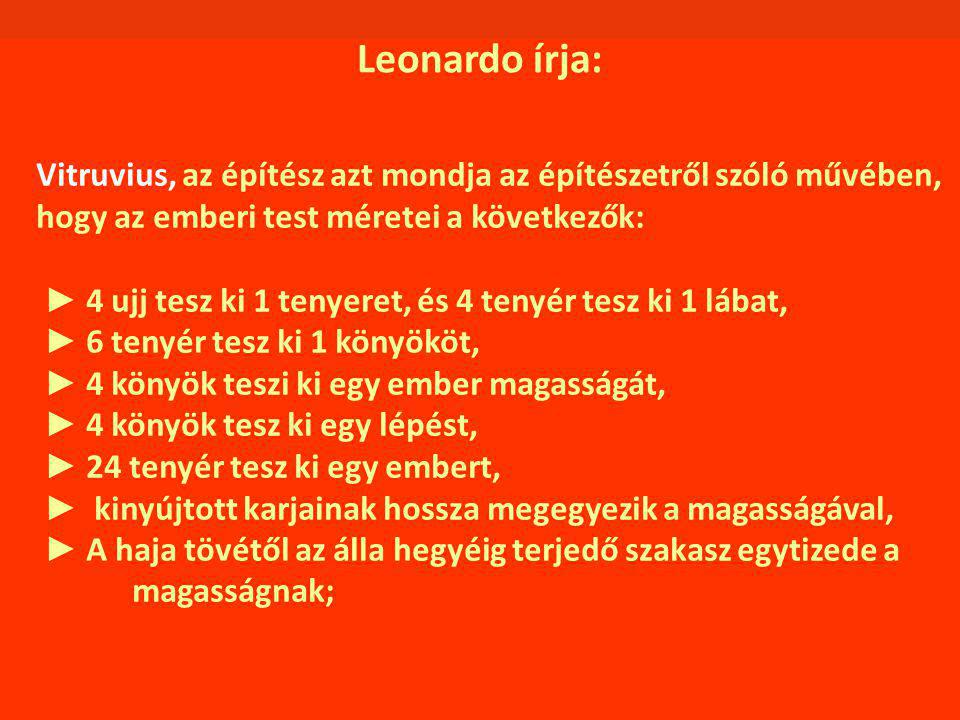 Leonardo írja: