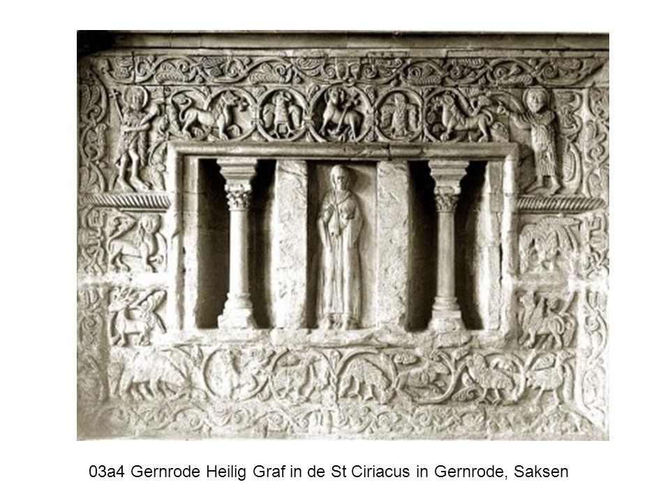 03a4 Gernrode Heilig Graf in de St Ciriacus in Gernrode, Saksen