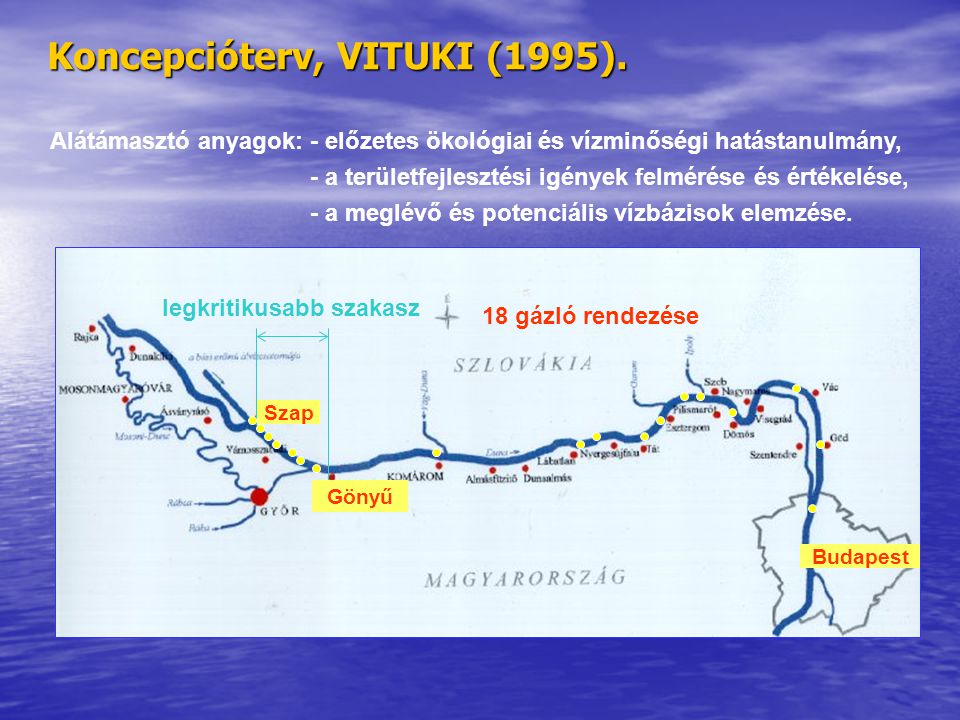 Koncepcióterv, VITUKI (1995).