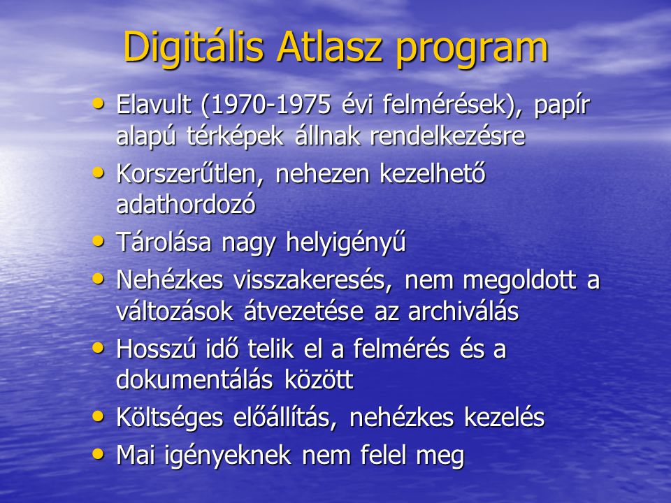 Digitális Atlasz program