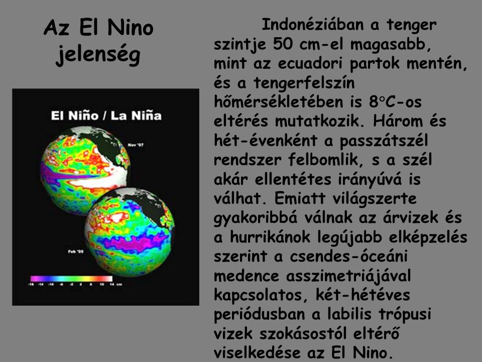 Az El Nino jelenség