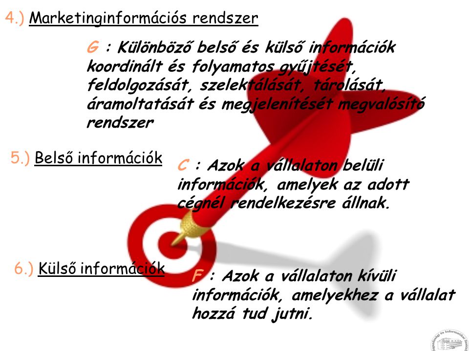 4.) Marketinginformációs rendszer