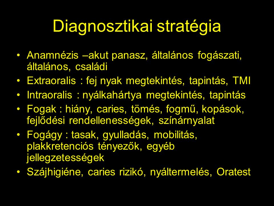 Diagnosztikai stratégia