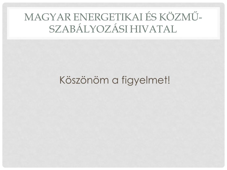 Magyar energetikai és közmű-szabályozási hivatal