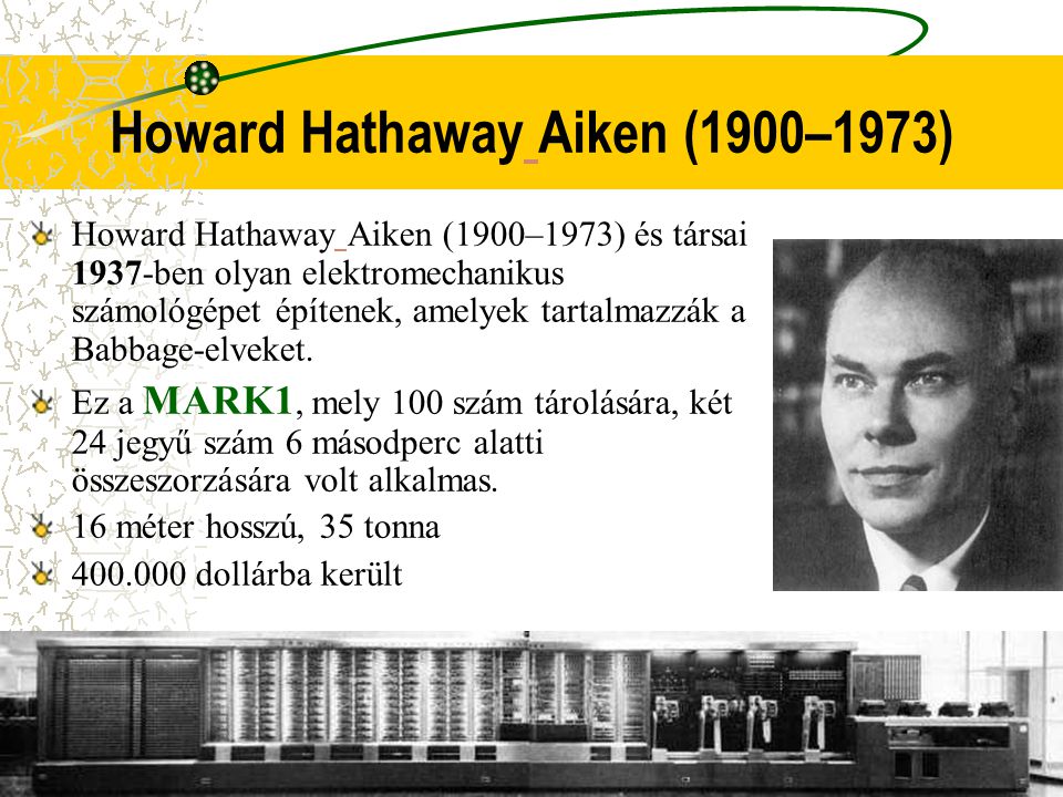 Howard Hathaway Aiken (1900–1973)