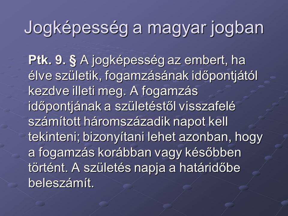 Jogképesség a magyar jogban