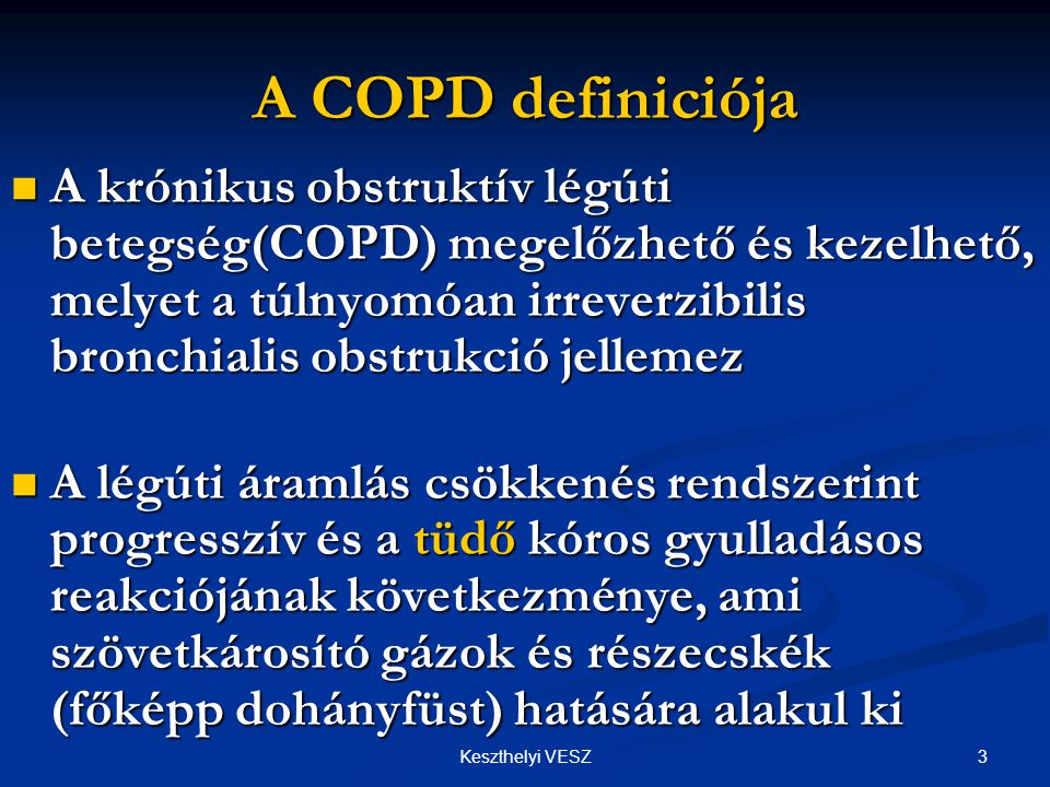 A COPD definiciója