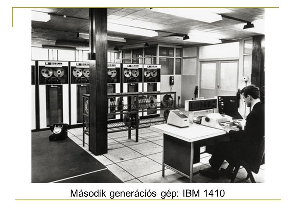 Második generációs gép: IBM 1410