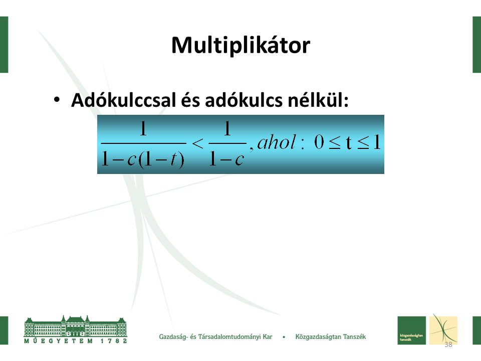 Multiplikátor Adókulccsal és adókulcs nélkül: