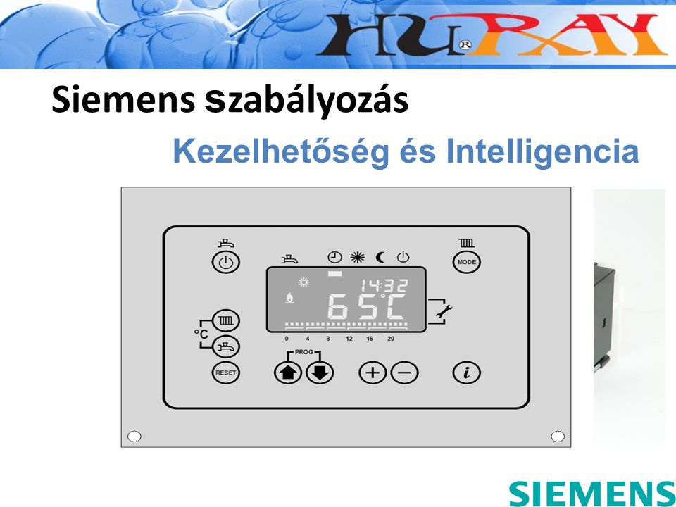 Siemens szabályozás Kezelhetőség és Intelligencia