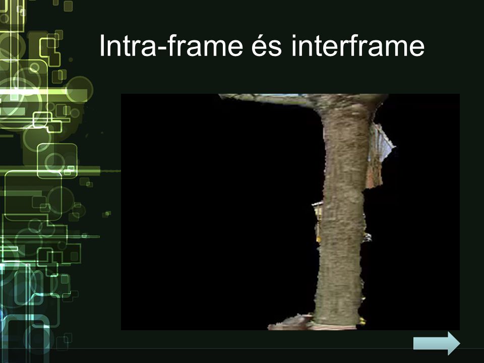 Intra-frame és interframe