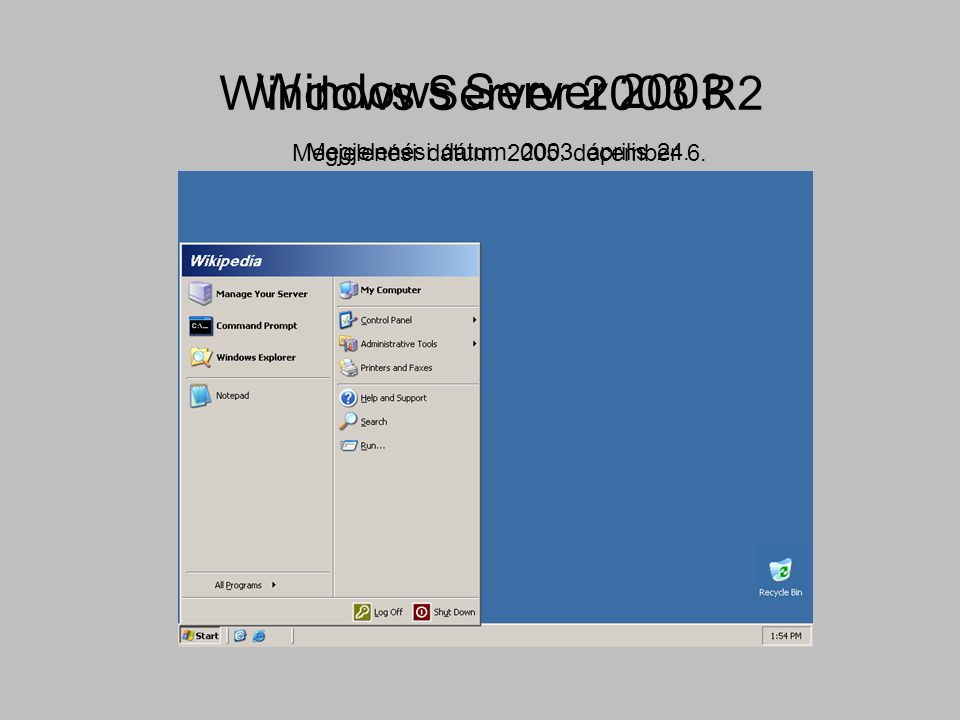 Windows Server 2003 R2 Windows Server 2003