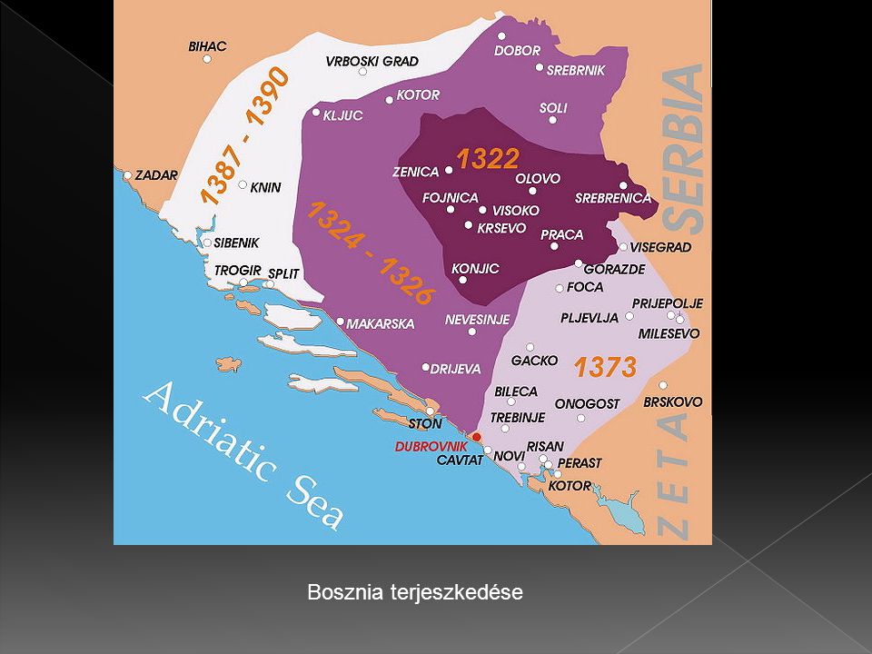 Bosznia terjeszkedése