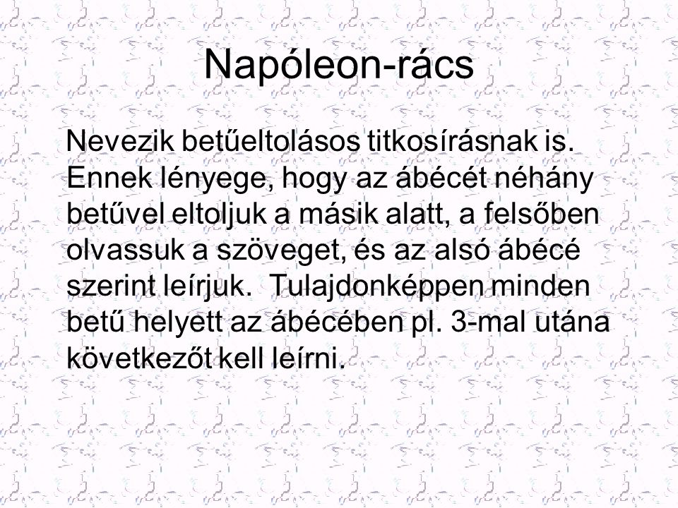 Napóleon-rács