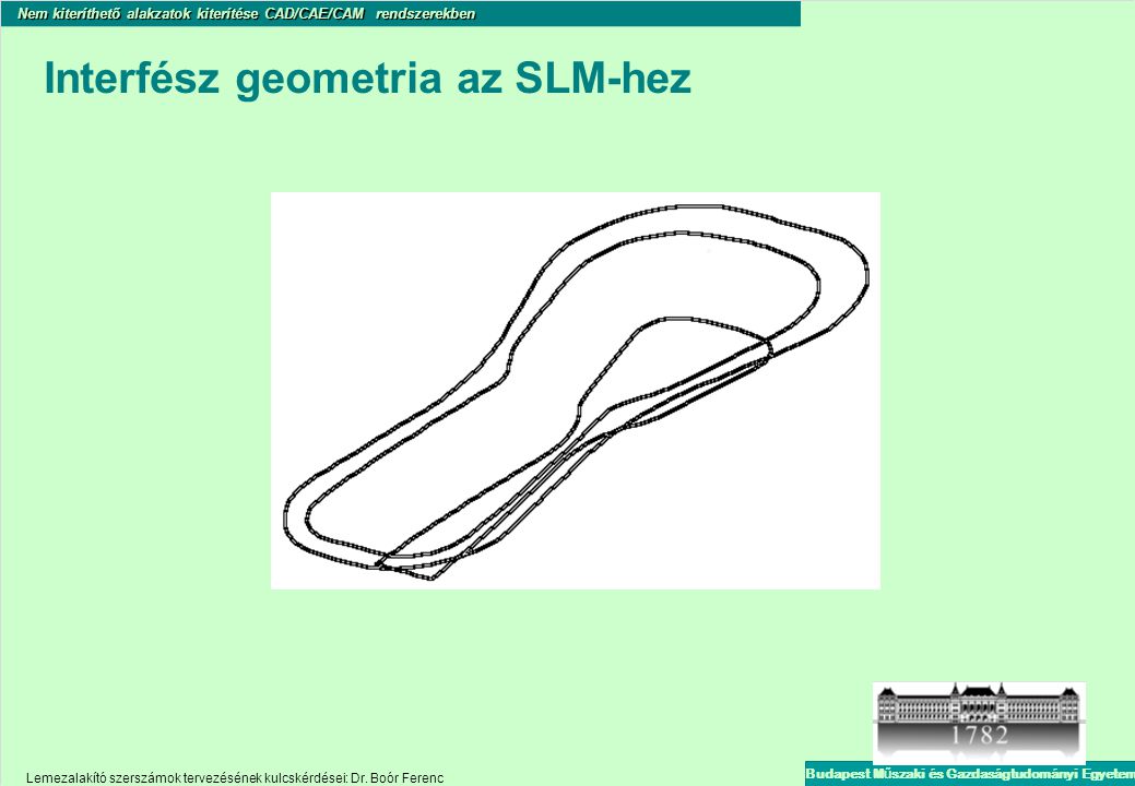 Interfész geometria az SLM-hez