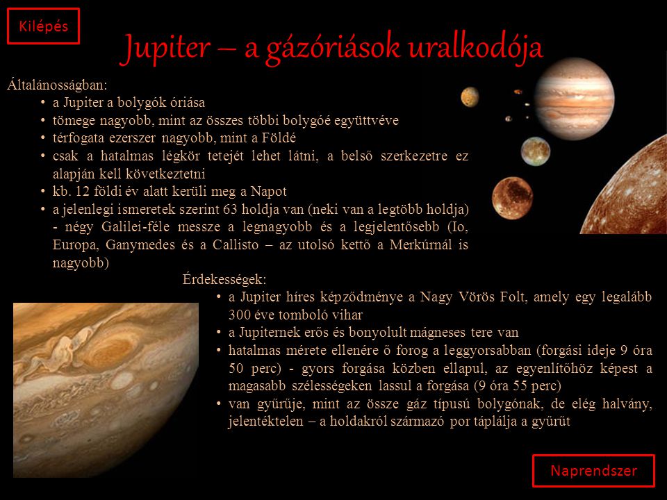 Jupiter – a gázóriások uralkodója