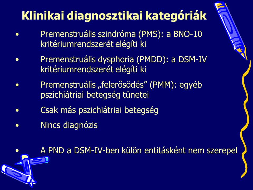 Klinikai diagnosztikai kategóriák