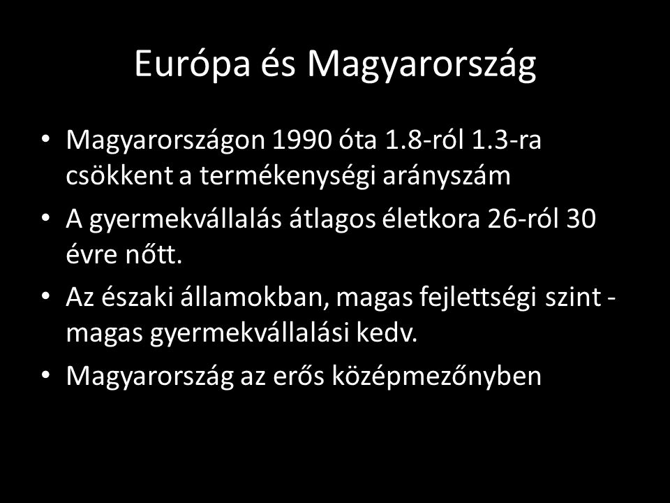 Európa és Magyarország