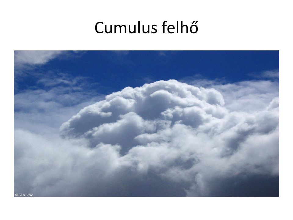 Cumulus felhő
