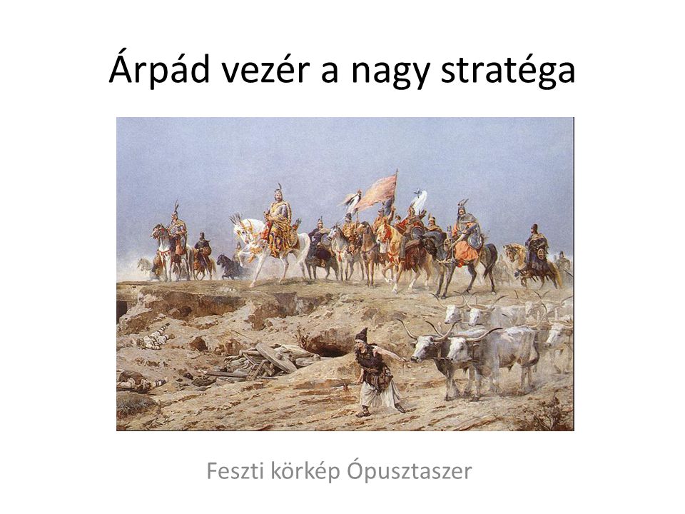 Árpád vezér a nagy stratéga
