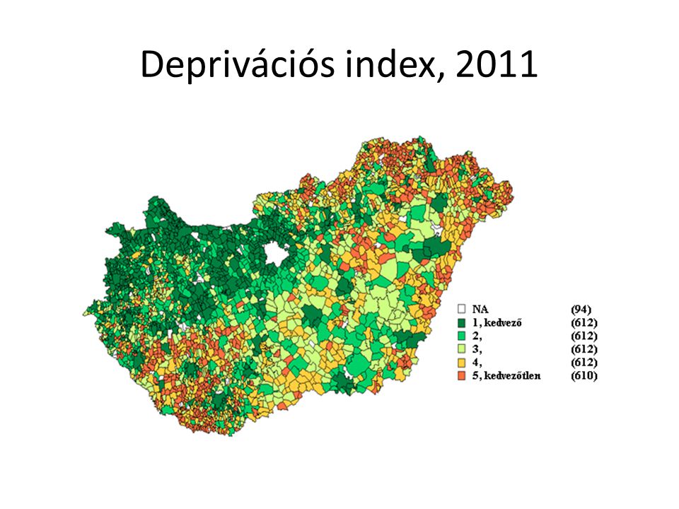 Deprivációs index, 2011