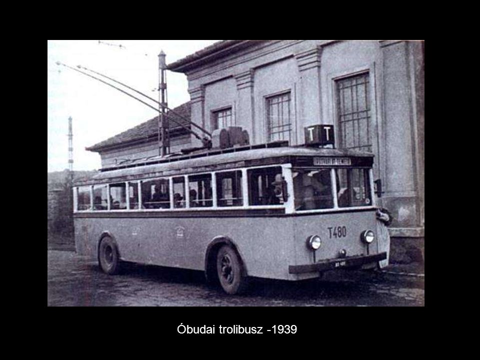 Óbudai trolibusz -1939