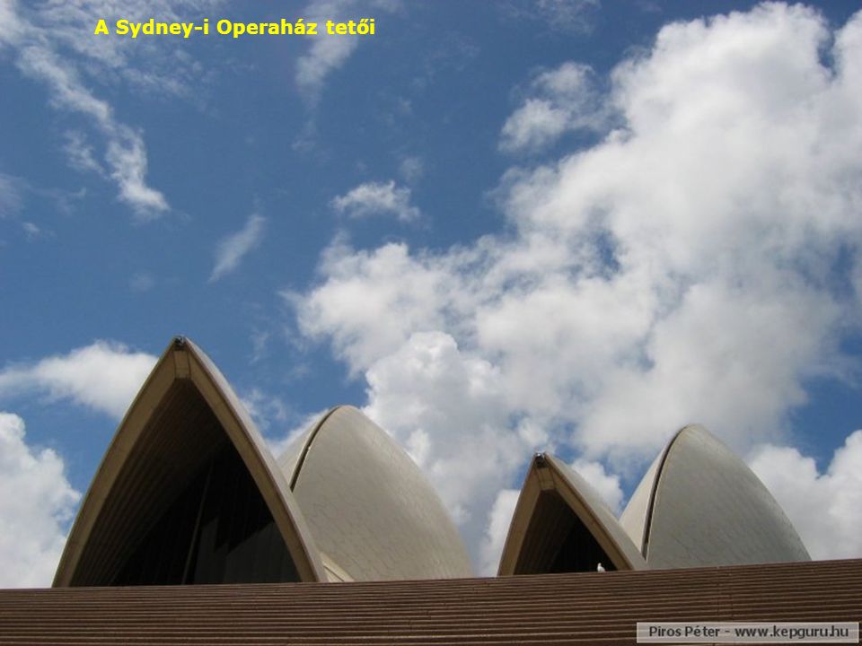 A Sydney-i Operaház tetői