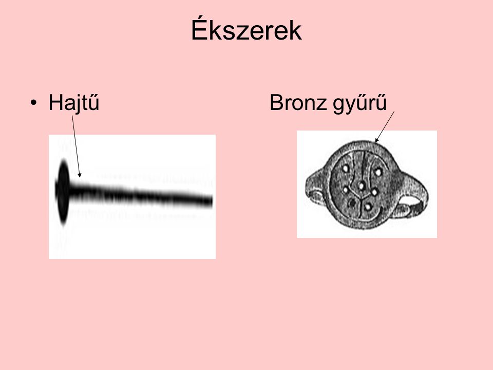 Ékszerek Hajtű Bronz gyűrű
