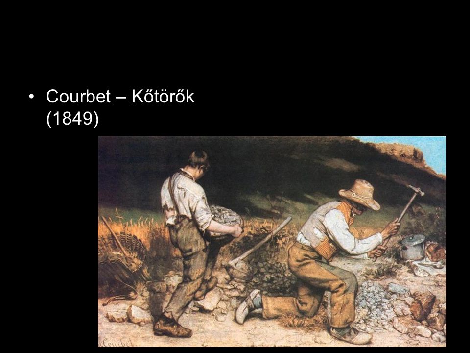 Courbet – Kőtörők (1849)