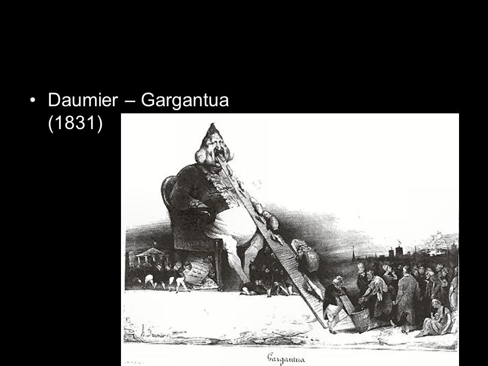Daumier – Gargantua (1831)