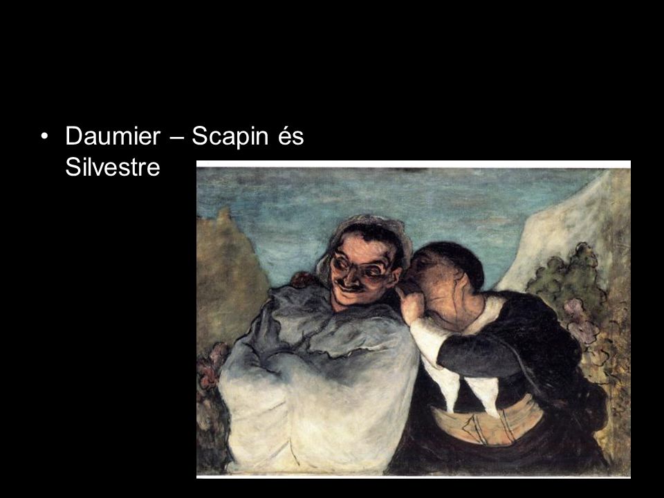 Daumier – Scapin és Silvestre