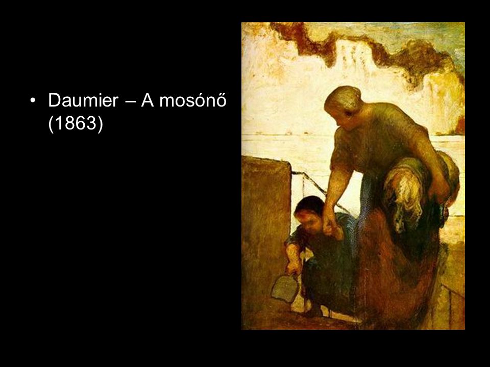 Daumier – A mosónő (1863)