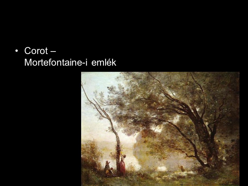 Corot – Mortefontaine-i emlék