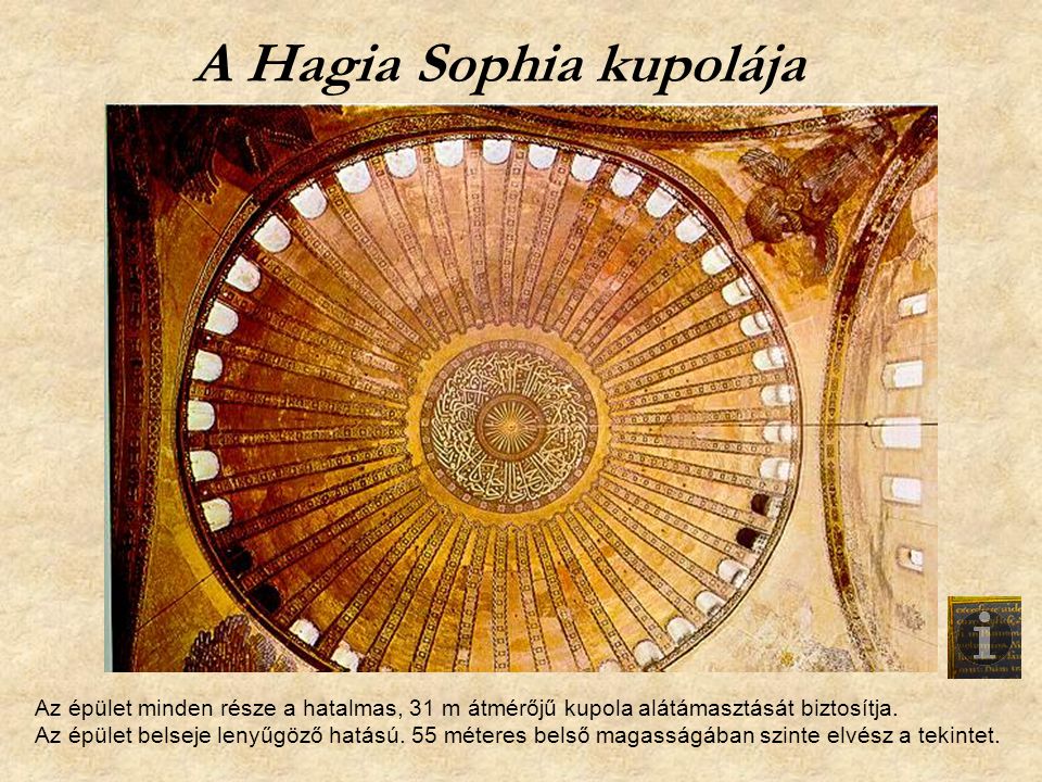 A Hagia Sophia kupolája