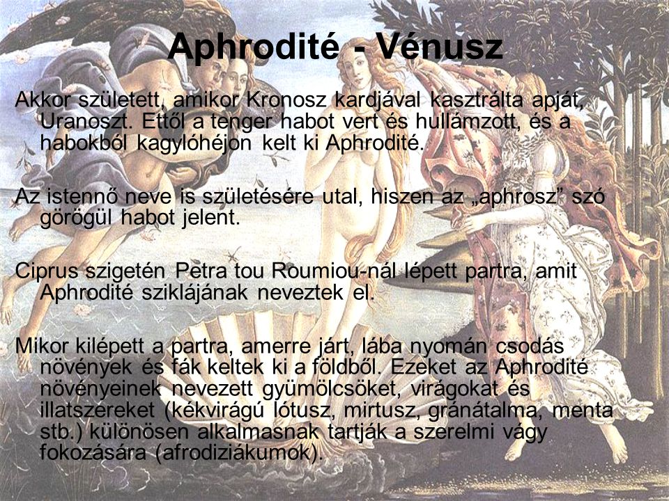 Aphrodité - Vénusz