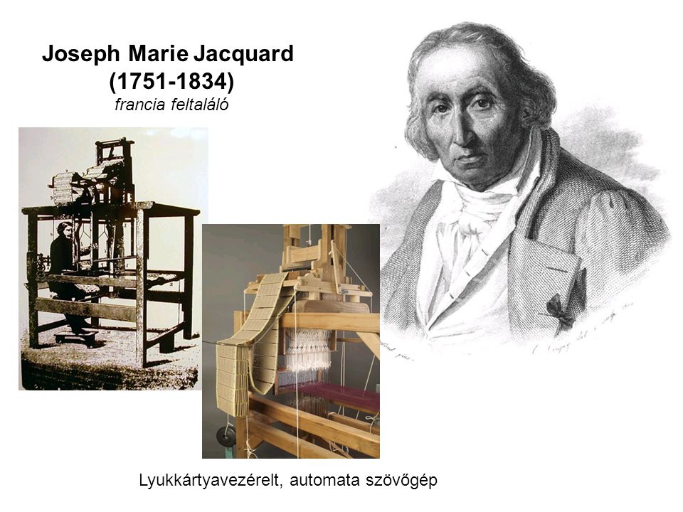 Joseph Marie Jacquard ( )