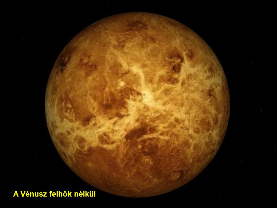 A Vénusz felhők nélkül