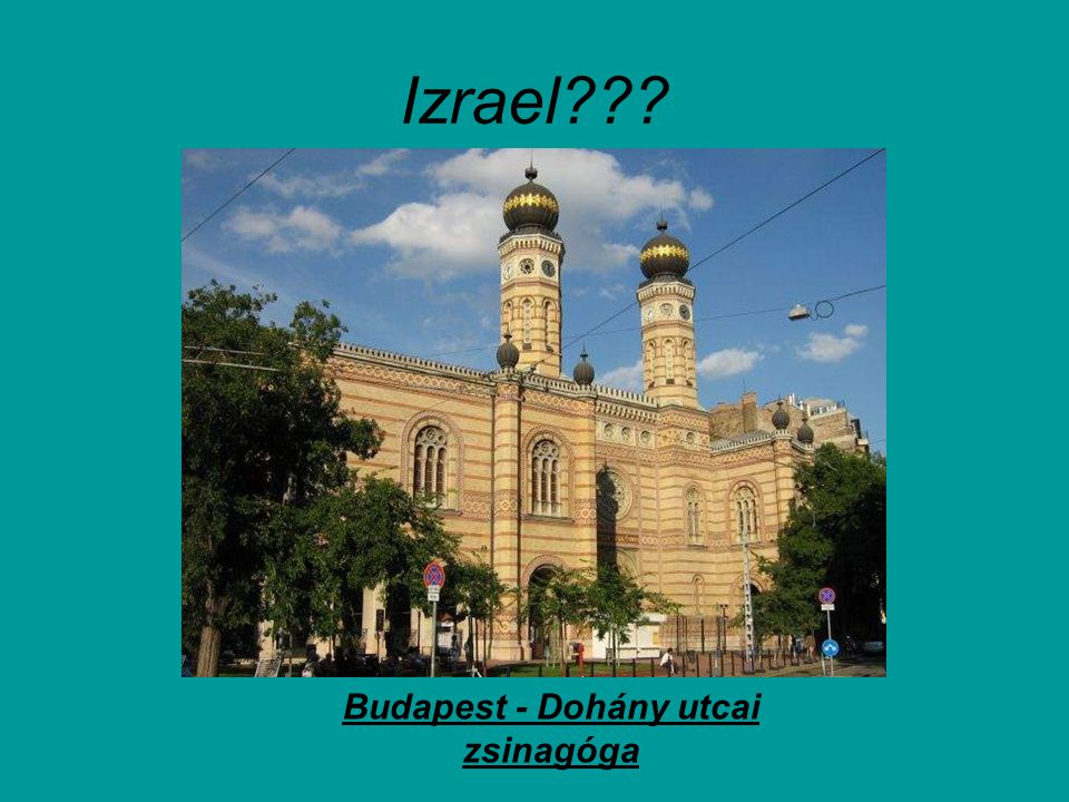 Budapest - Dohány utcai zsinagóga